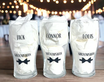 Personalised Pint Glass, Best Man Gift, Groomsman Gift, Best Man Pint Glass, Best Man Pint Glass, Best Man Proposal, Will You Be My Best Man