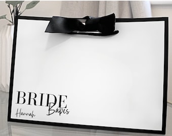 Personalised Hen Party Gift Bag: Brides Babes, Bride Squad
