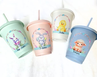 Personalised Easter Children&#39;s Cup, Kids Easter Cup, Personalised Kids Easter Cup, Easter Gift for Kids, Easter Decoration, Easter Bunny