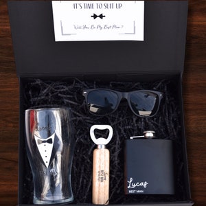 Personalisierte Trauzeuge Geschenke, Geschenke für den Trauzeugen, Trauzeuge Vorschlag, Danke Trauzeuge Geschenke, Geschenk für den Vater der Braut,