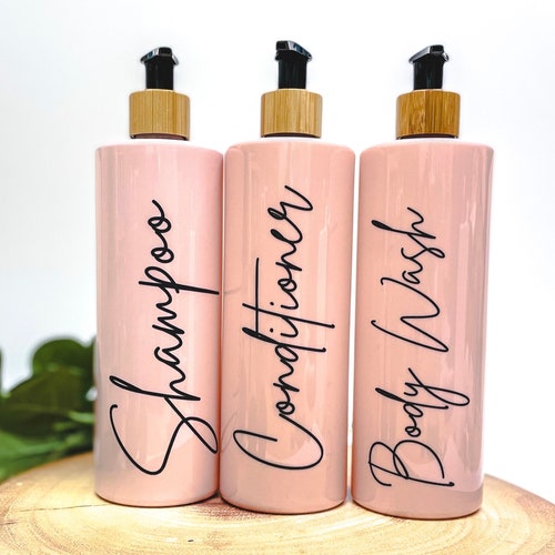 Shampoo and Conditioner Bottles Refillable Shampoo Bottle Etsy