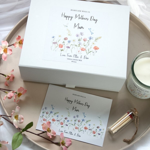 Personalised Mothers Day Candle Gift Set, Gift for mum, Mum Gift, Mothers Day Gift, Candle Gift, Gift for mothers day, Personalised Gift Box