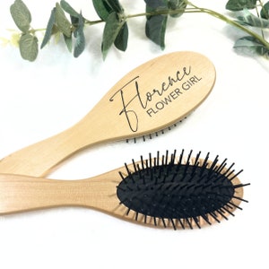 Personalised Hair Brush, Bridesmaid Gift, Bridesmaid Proposal, Maid of Honour Gift, Flower Girl Gift, Hen Party Fillers, Bridesmaid Box,