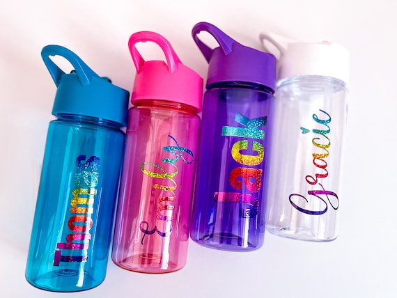 Personalised Kids Water Bottle, Back to School Drinks Bottle, Kids