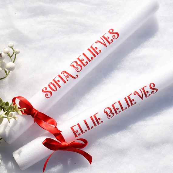 Christmas Eve Glow Stick, Christmas Eve Box Filler, Christmas Gift, Christmas Eve Box, Stocking Filler, Believe Gift, Personalised Christmas