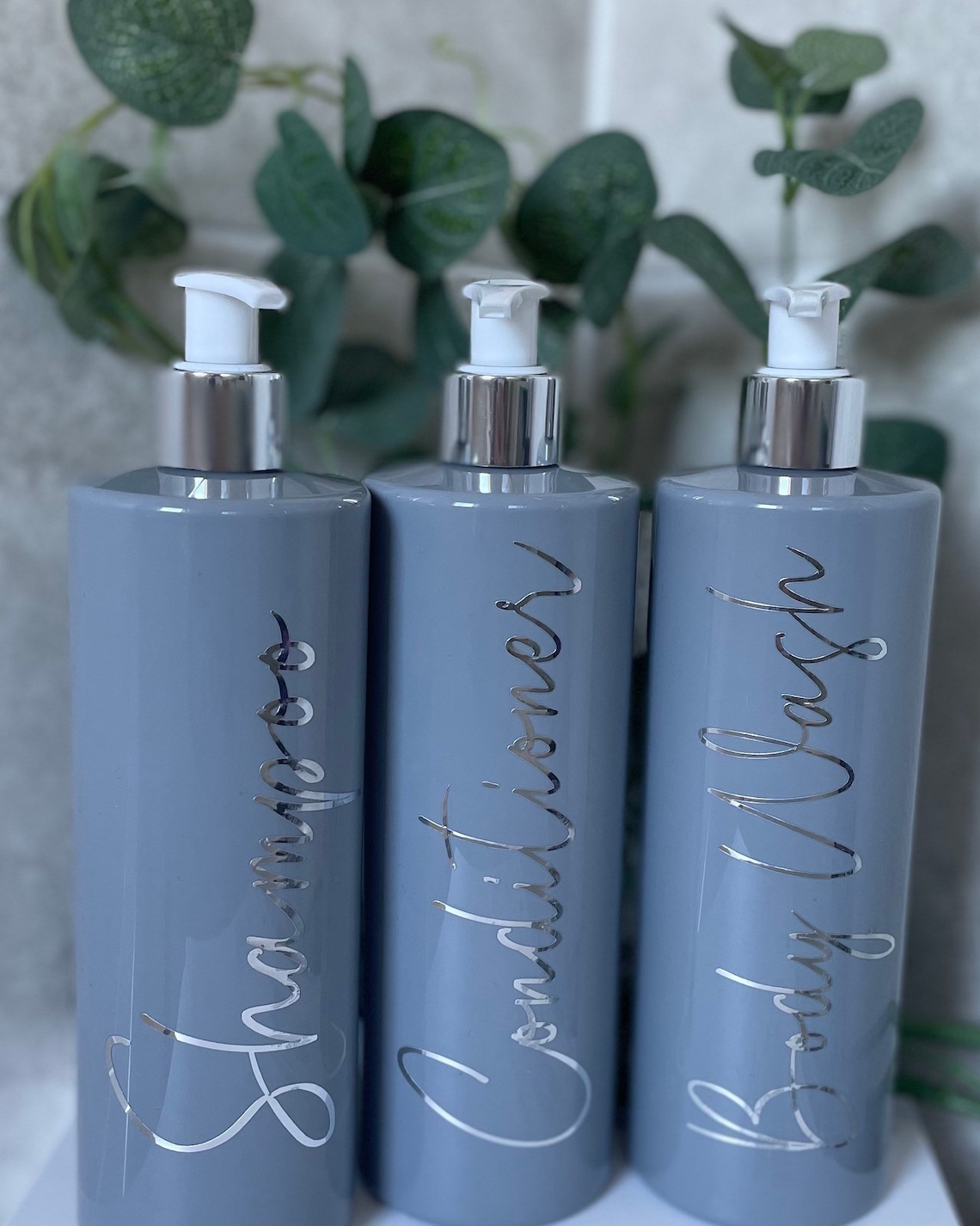 Shampoo and Conditioner bottles refillable shampoo bottle Etsy