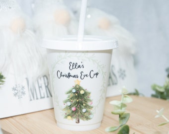 Personalisierte Weihnachtskindertasse, Kinderweihnachtstasse, personalisierte Kinderweihnachtstasse, Strumpffüller für Kinder, Heiligabend-Boxfüller