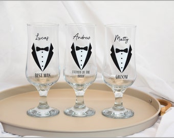 Personalised Pint Glass, Gift for Best Man, Groomsman Gift, Best Man Pint Glass, Father of The Bride Gift, Best Man Proposal, Groomsmen Gift