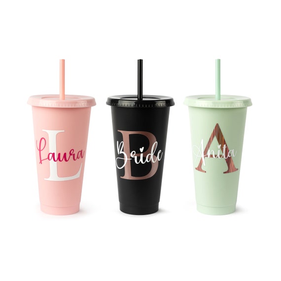 Personalised Tumbler With Straw and Lid, Metal Cup With Straw, Insulated  Tumbler With Straw, Christmas Stocking Filler for Her 