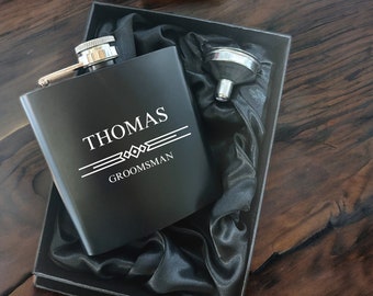 Personalised Hip Flask, Wedding Flask, Best Man Gift, Hip Flask For Groom, Groomsman Gift, Best Man Flask, Best Man Gift, Usher Gift, Flask