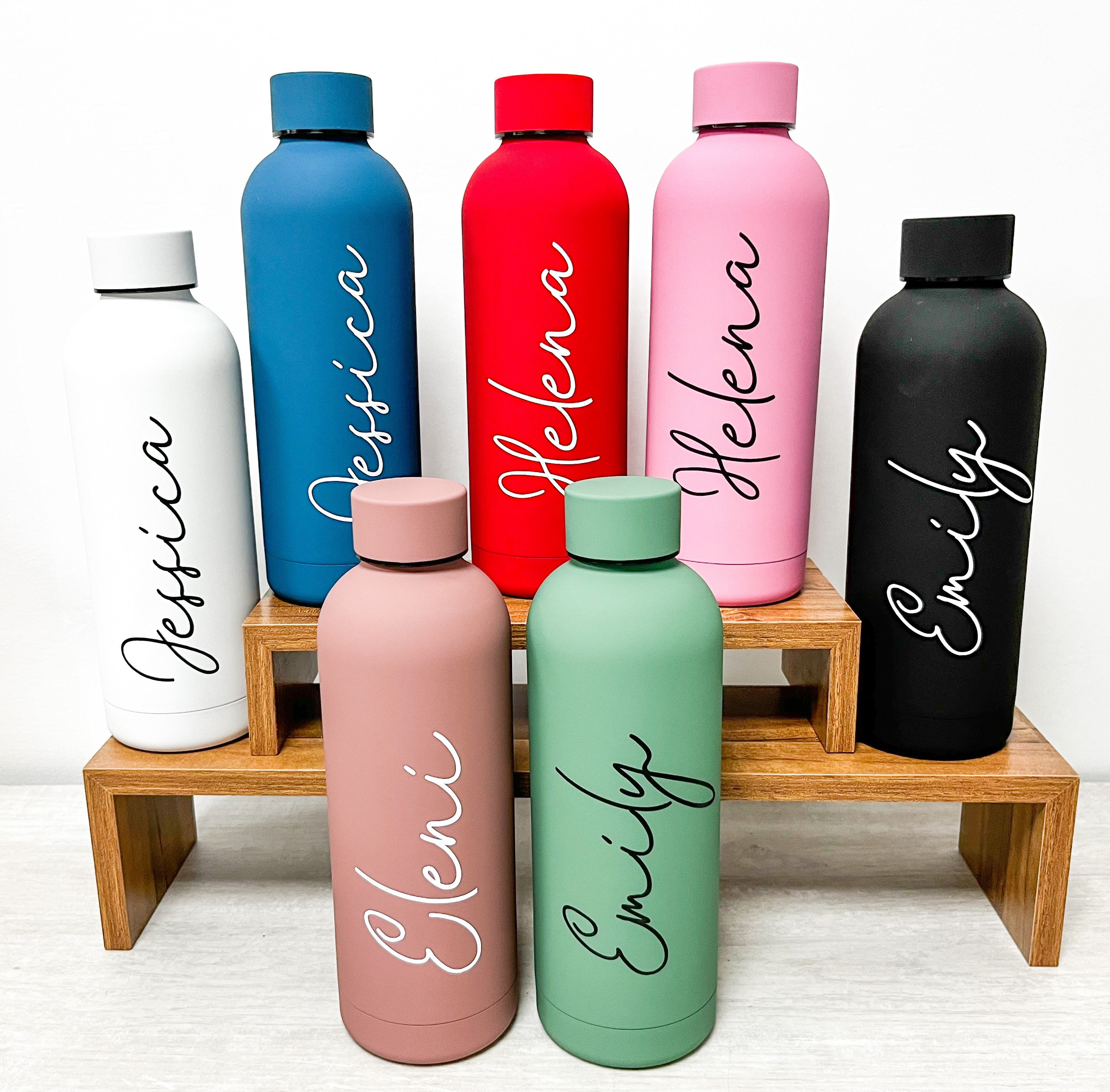 17 oz Kids Insulated Water Bottle for School with Straw Lid Leakproof and  Cute Waterproof Stickers, Personalized Stainless Steel Thermos Flask Metal  Water Bottle for Girls & Boys