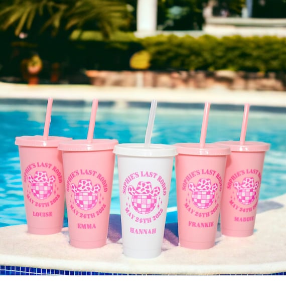 Personalised Hen Party Cups, Last Rodeo Hen, Cowgirl Hen Party, Cowgirl Cup, Hen Party Favours, Lets Go Girls, Hen Party Gifts, Hen Do Cups