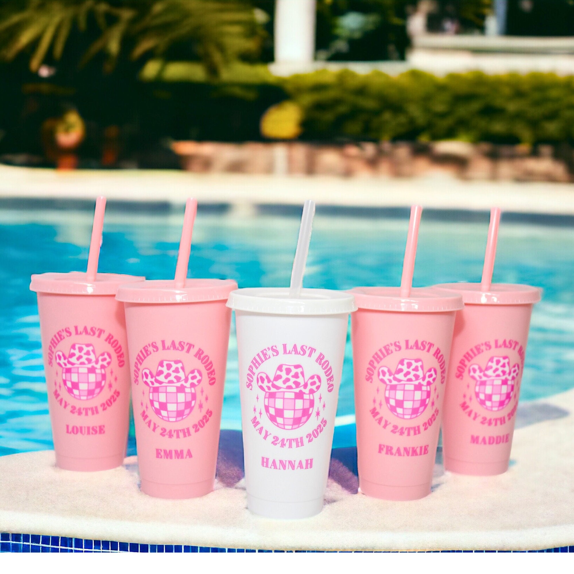 Personalised Hen Party Cups, Last Rodeo Hen, Cowgirl Hen Party, Cowgirl Cup, Hen Party Favours, Lets Go Girls, Hen Party Gifts, Hen Do Cups
