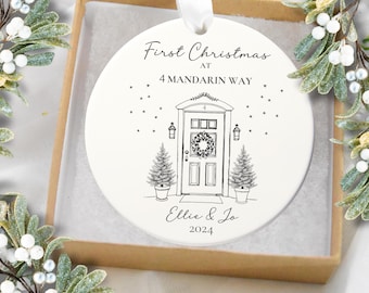 First Christmas New Home Bauble, First Christmas Tree Decoration, New House Gift Christmas, First Christmas Bauble, First Christmas Ornament