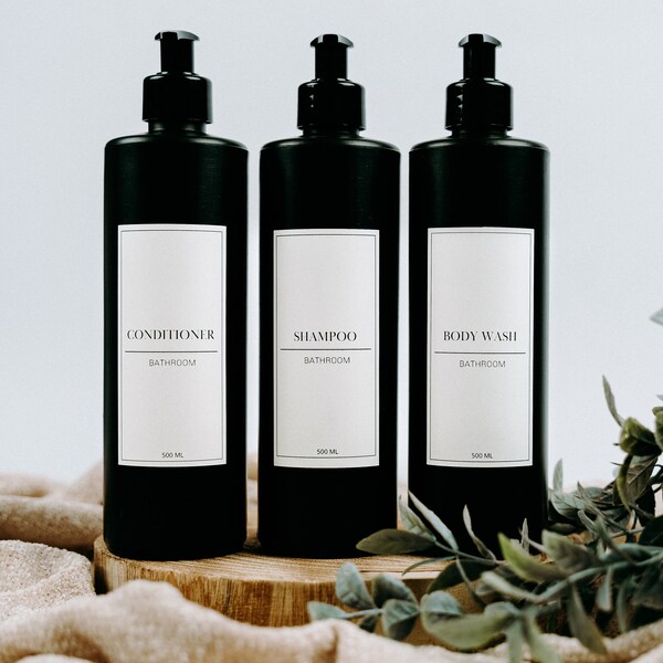 Shampoo Bottles Etsy