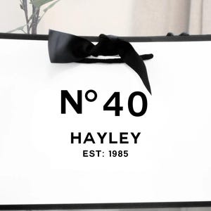 Personalised Birthday Gift Bag, Birthday Gift Bag, 50th Birthday, 40th Birthday Bag, Gift Bags Birthday, 21st Gift for Her, 30th Gift Bag