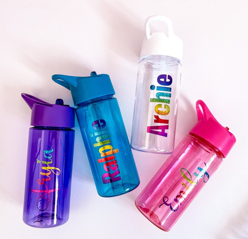 Personalised Kids Water Bottle Back to School Drinks Bottle Etsy UK
