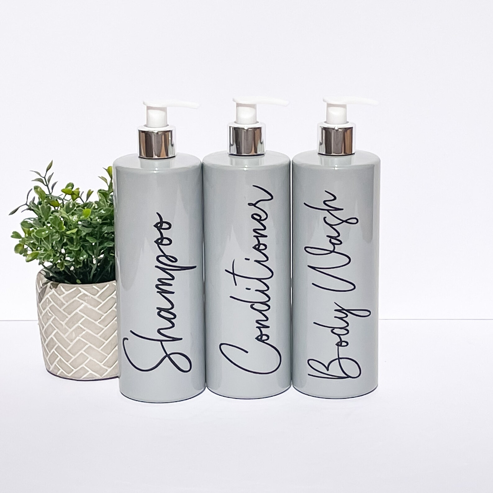 Shampoo and Conditioner Bottles Refillable Shampoo Bottles Etsy