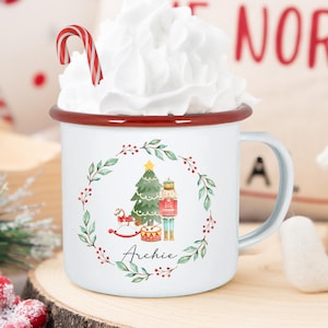 Personalised Christmas Children&#39;s Mug, Kids Xmas Cup, Personalised Kids Christmas Mug, Stocking Filler for Kids, Christmas Eve Box Fillers