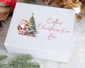 Caja de Nochebuena personalizada, Caja de Nochebuena, Caja de regalo de Navidad, Caja de Navidad, Rellenos de caja de Nochebuena, Caja de Nochebuena