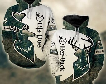 his doe her buck camo hoodies