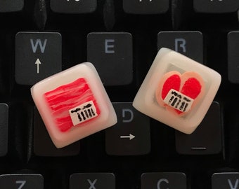 Meat Pack Keycap, 100% Handmade from Vietnam with fresh meat, Not suitable for vegetarians, Perfect for Hungry Gamer