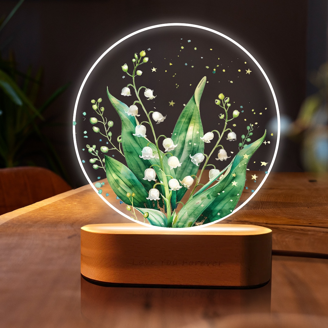 Lily of the Valley Night Light - USB Powered