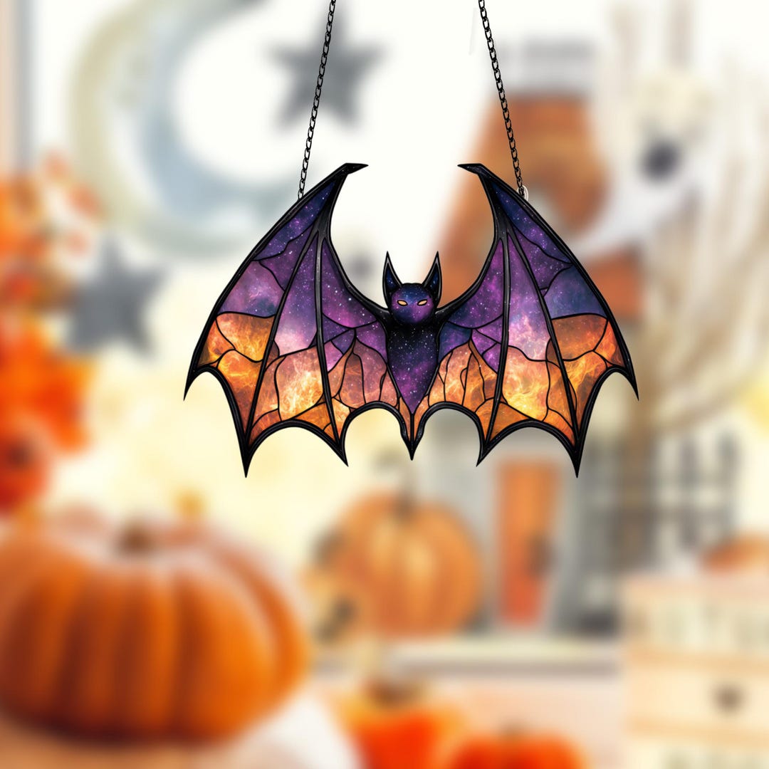 Gothic Bat Window Hanging: Mythical Creature Acrylic Decor - Etsy