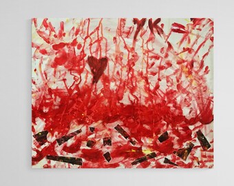 Drunk On Our Tears - Contemporary Art, One Of a Kind, Original Painting, Abstract Art, Oil Painting, Canvas Art, Love Painting