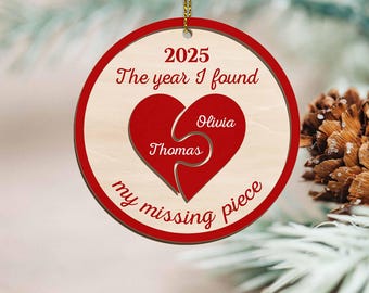 Personalized Jewelry Dish The Year I Found My Missing Piece Personalized Round Ring Dish C 388877