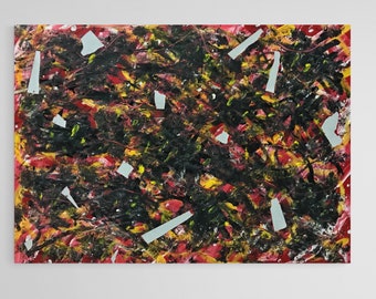 Confusion - One Of a Kind, Original Painting, Contemporary Art, Modern Abstract,Acrylic Painting, Canvas Art,Wall Painting,Unique Decoration