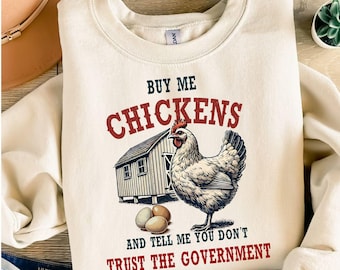 Buy Me Chickens PNG: Western Farmhouse Design (Digital Download)