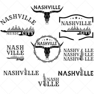 Nashville Svg Png, Music City Bundle Shirt Design, Western Country Music Png, Cowgirl, Tennessee Nashville T-shirt Design, Digital Download