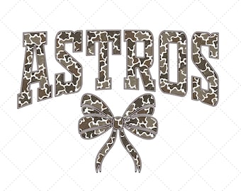 Astros Camo Mascot PNG: Retro Distressed Team Shirt Design (Digital Download)
