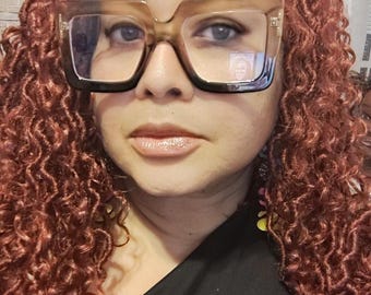 ジンジャースパイスゴッデスロックスウィッグ：フルレースグルーレスクロシェウィッグ