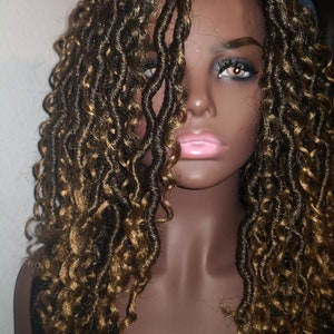 Boho Goddess Distressed Locs Wig (Human Hair Blend) #27