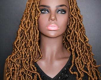 フルレースのニューロックスウィッグ：接着剤不要の保護スタイル