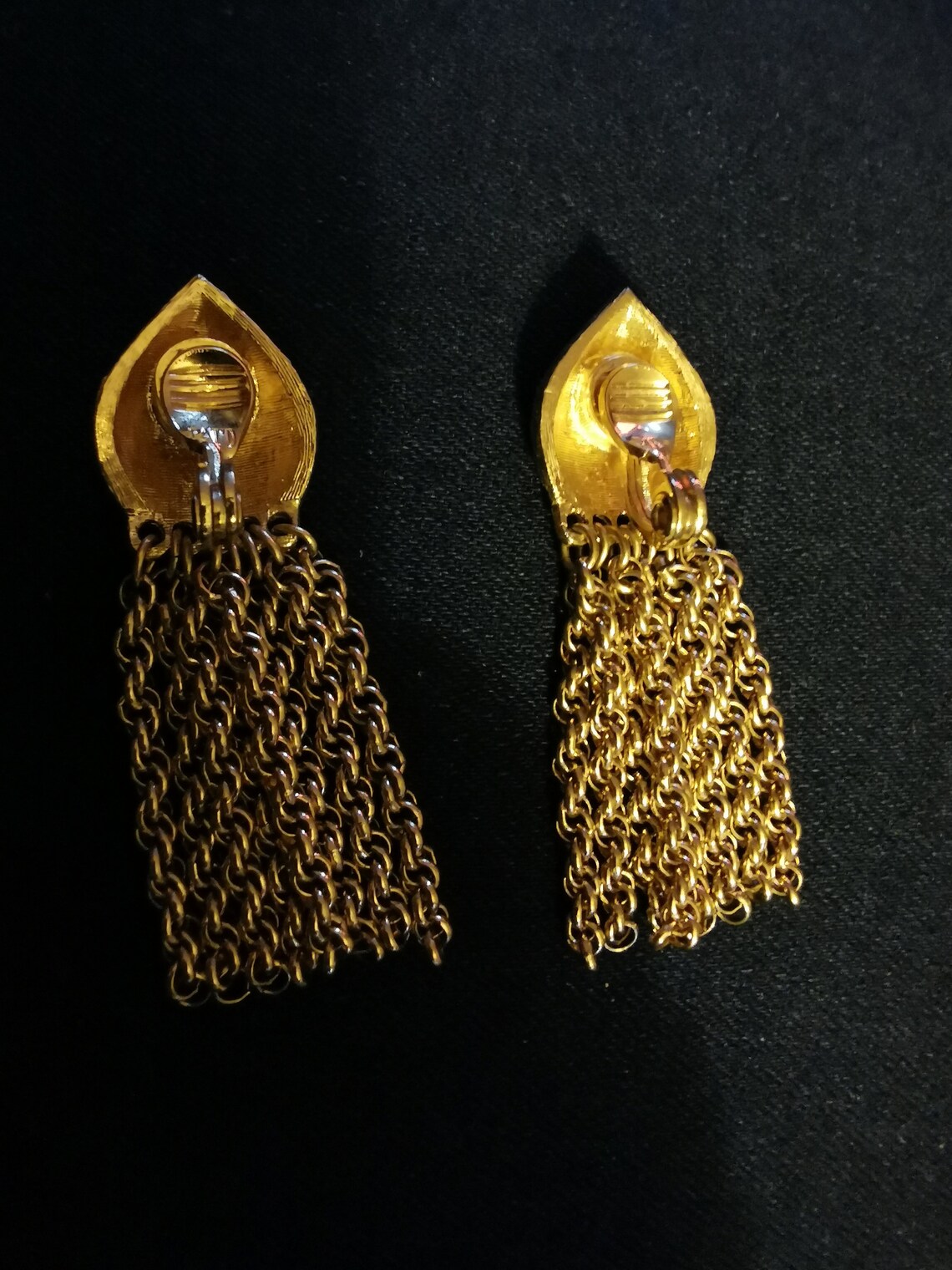 costume jewellery gold tone twisted rope necklace with Etsy