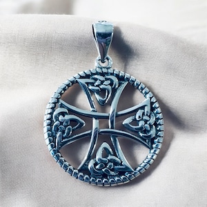 Sterling Silver Celtic Cross Pendant