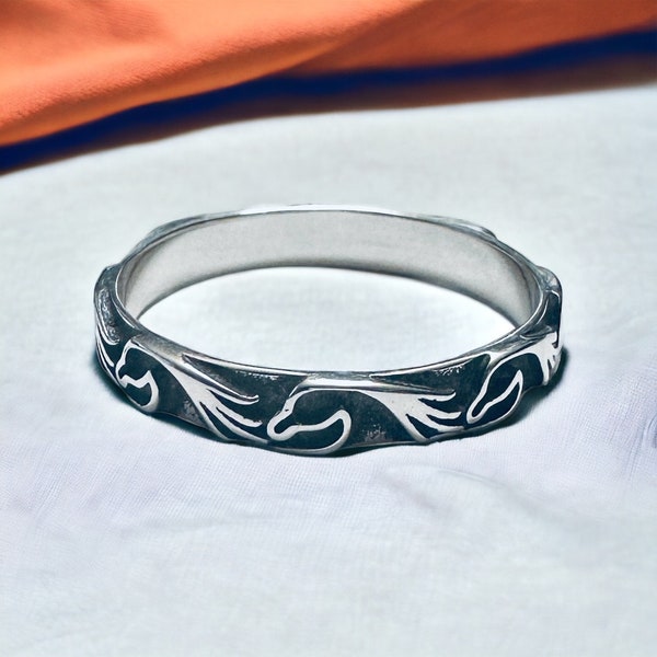 Sterling Silver Solid Horse Head Band