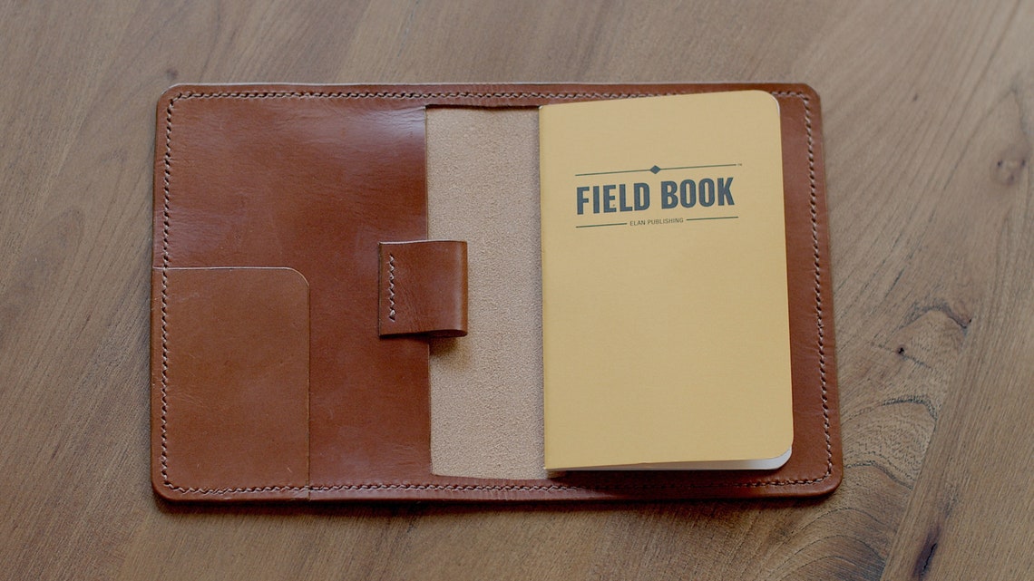 Field Book Cover Field Book Journal Leather Journal Cover Etsy