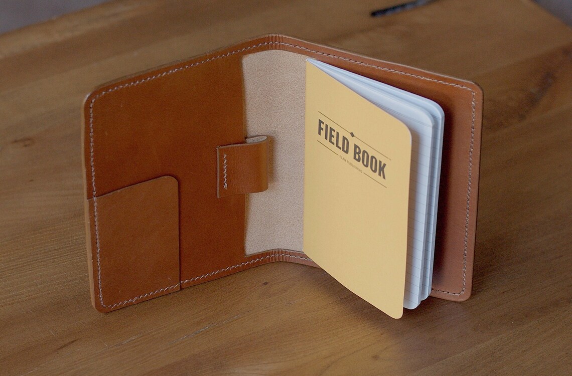 Field Book Cover Field Book Journal Leather Journal Cover Etsy