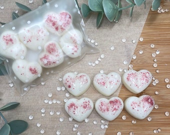 Pack of 6 Wax Melt Hearts