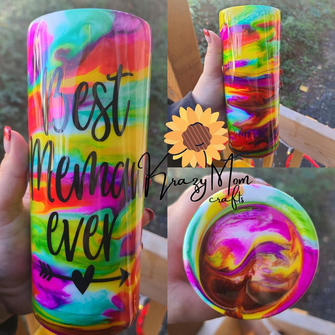 Neon Alcohol Ink Etsy