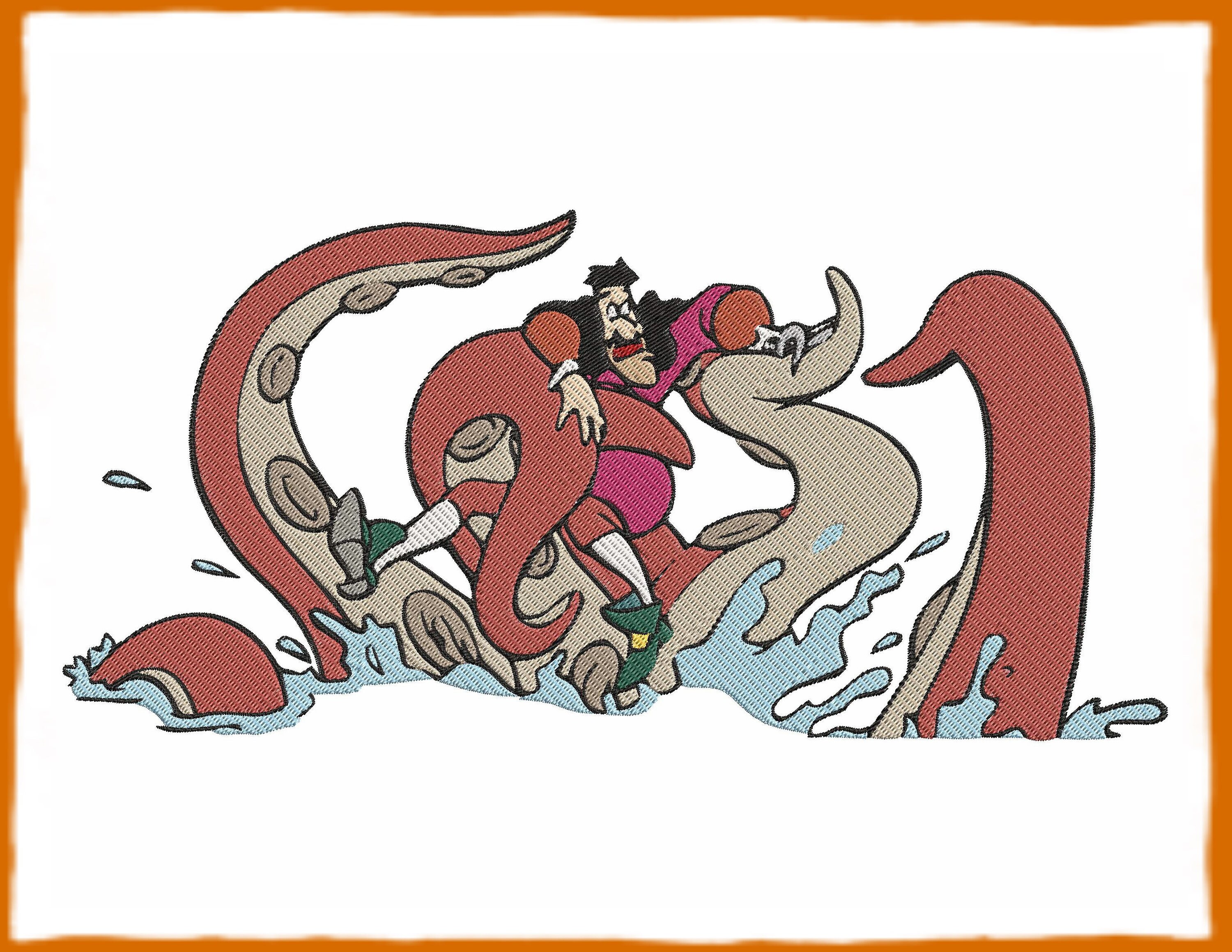 Captain hook octopus