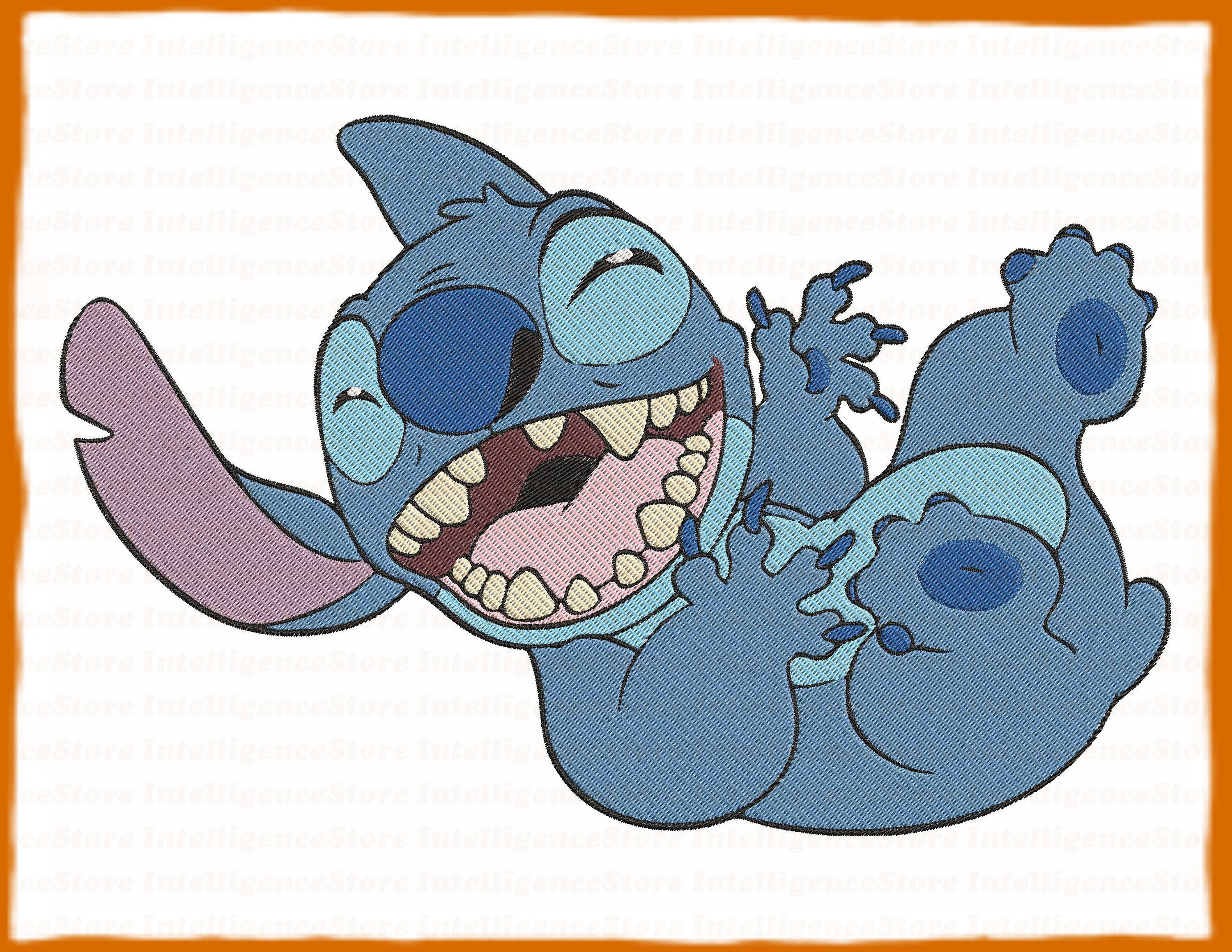 Jumba Jookiba Lilo And Stitch Filled Embroidery Design 2 - Instant Download