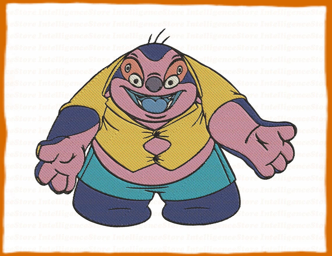 Jumba Jookiba Lilo and Stitch Filled Embroidery Design 1 Instant