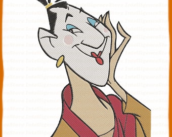 Diseño de bordado de Yao, Ling y Chien Po Mulan Descarga instantánea