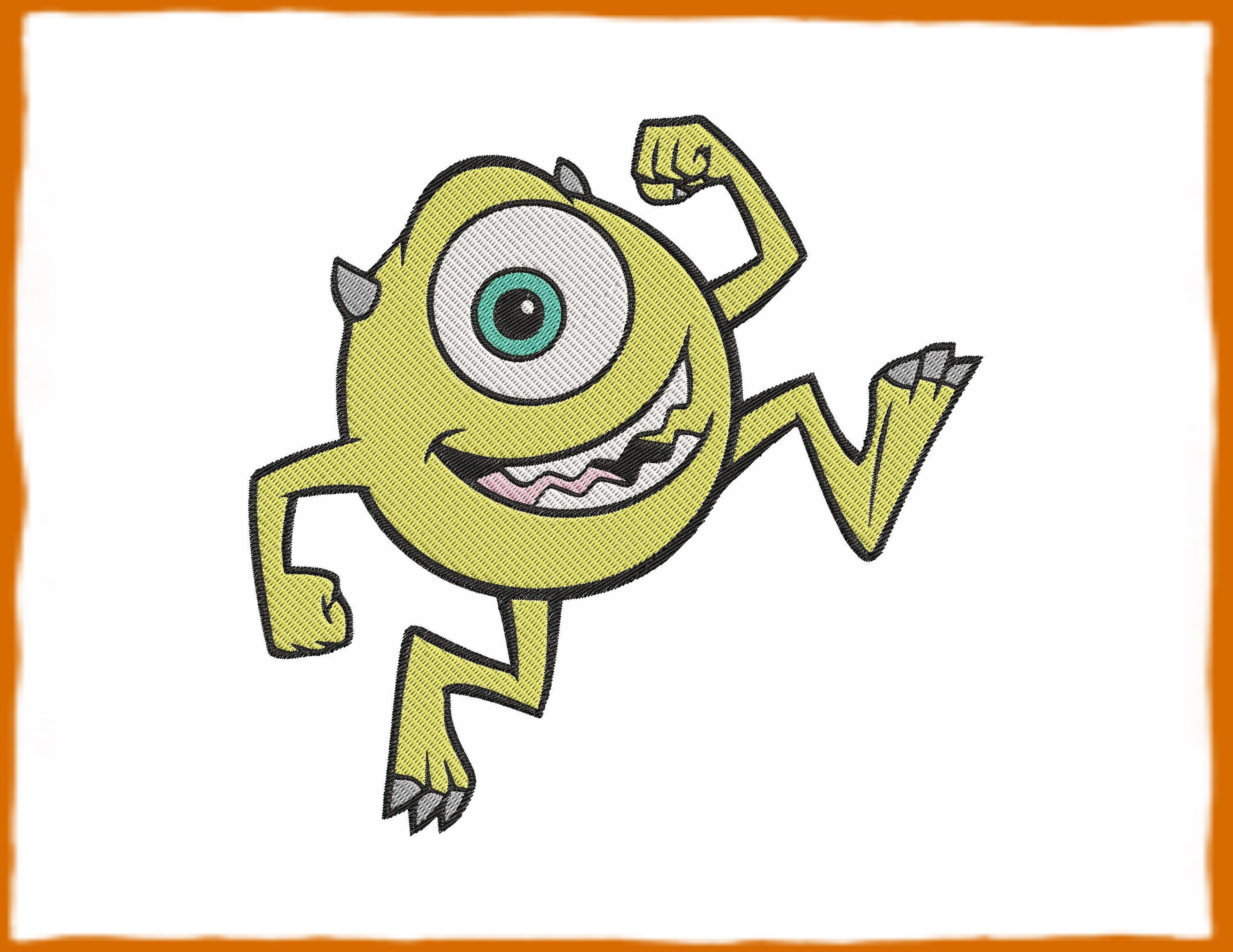 Monsters Inc Mike Wazowski Drawing
