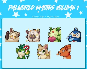 Palworld Emote Pack Volume 1 (Twitch | Discord)